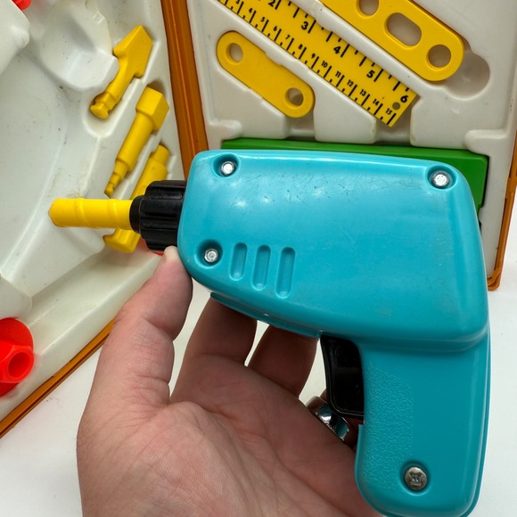 Fisher-Price Tool‎ Kit #924 (1977) No Missing Parts Vintage Toy - Picture 10 of 12